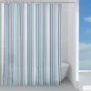 Tenda doccia Tracce in peva 180x200 cm azzurra e blu