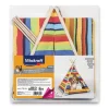 Tenda indiana righe multicolore per cani e gatti 45x45x56 cm