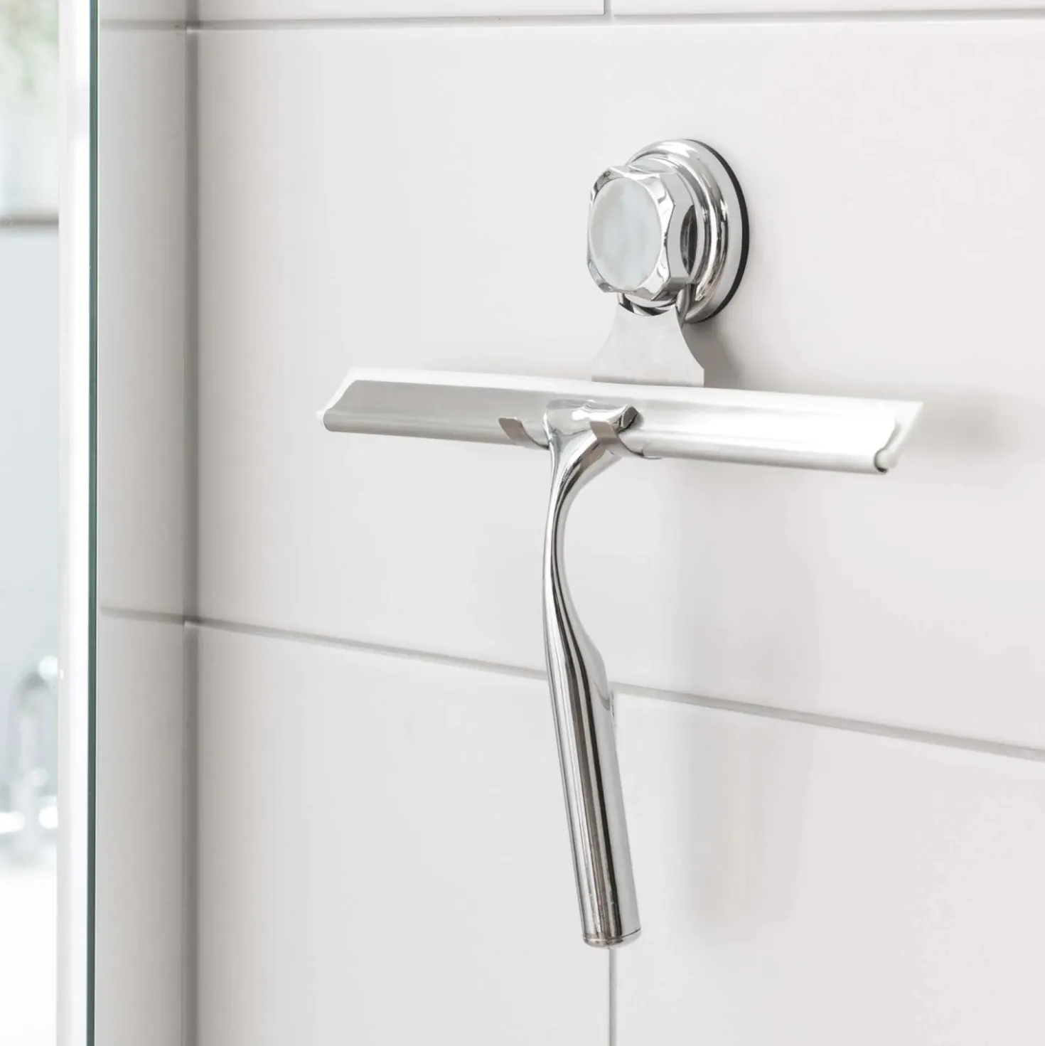 Tergivetro con supporto adesivo Bestlock cromato