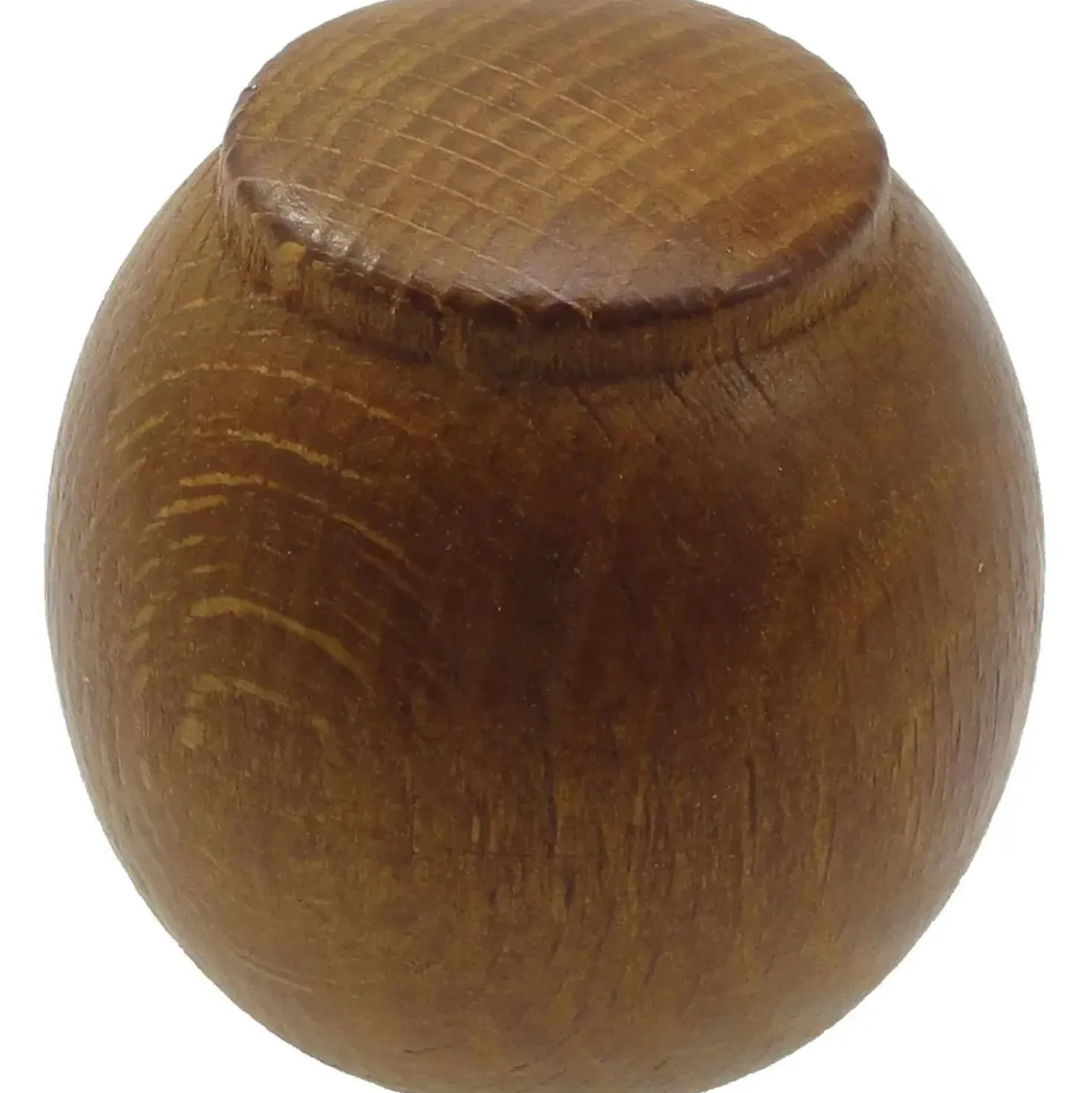 Terminale bastone tenda Palla in legno ciliegio Ø 23 mm 2 pz