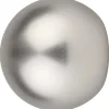 Terminale per bastone tenda Ball argento lucido Ø 2,5 cm 2 pz