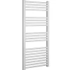 Termoarredo bianco in acciaio verniciato L 50 x H 81 cm