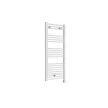 Termoarredo elettrico in acciaio bianco Bormio L 50 x H 120 cm