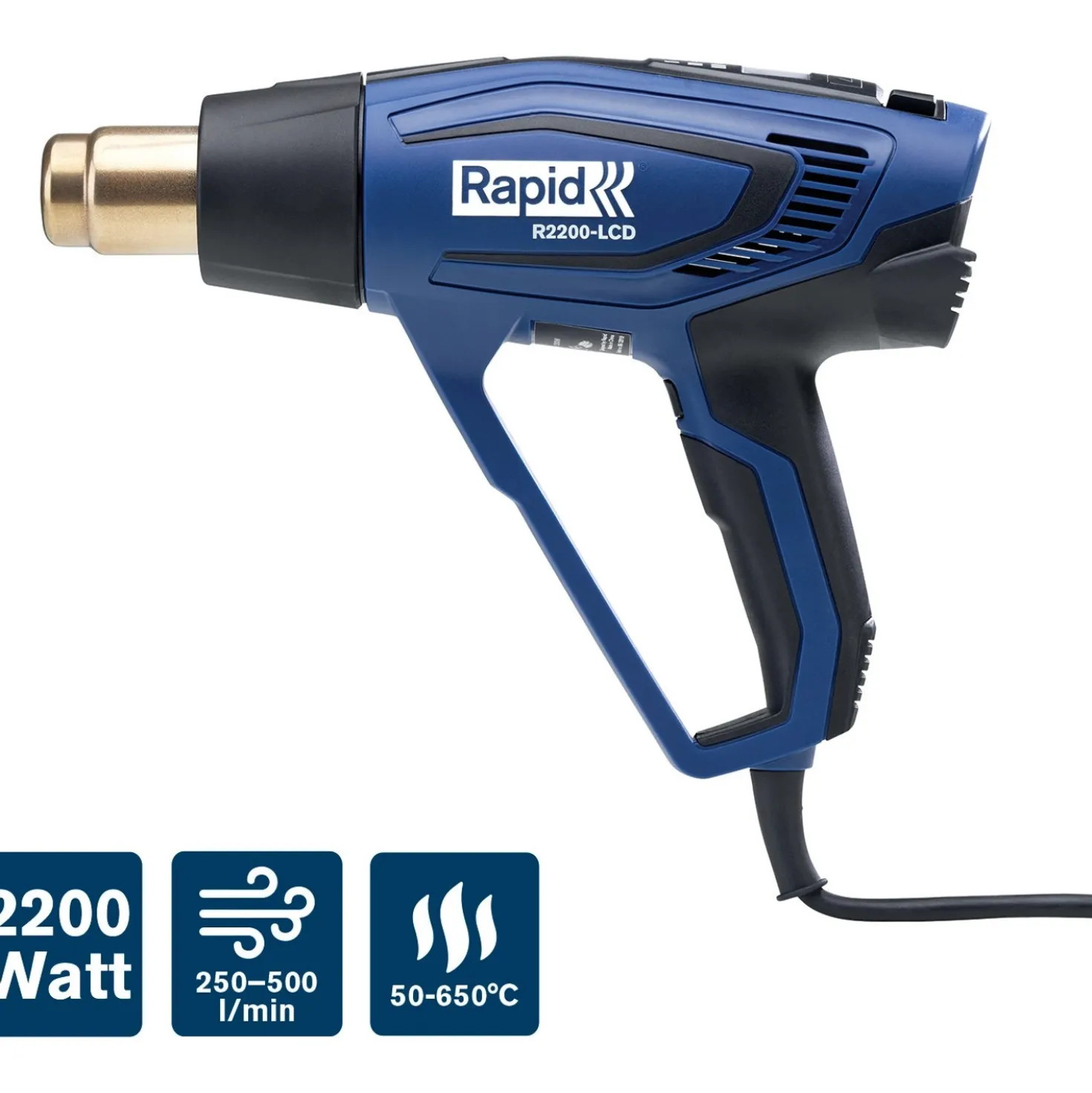 Termosoffiatore Rapid R2200-LCD in Valigetta
