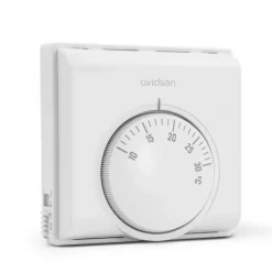 Termostato ambiente meccanico a rotella con interruttore On/Off Avidsen