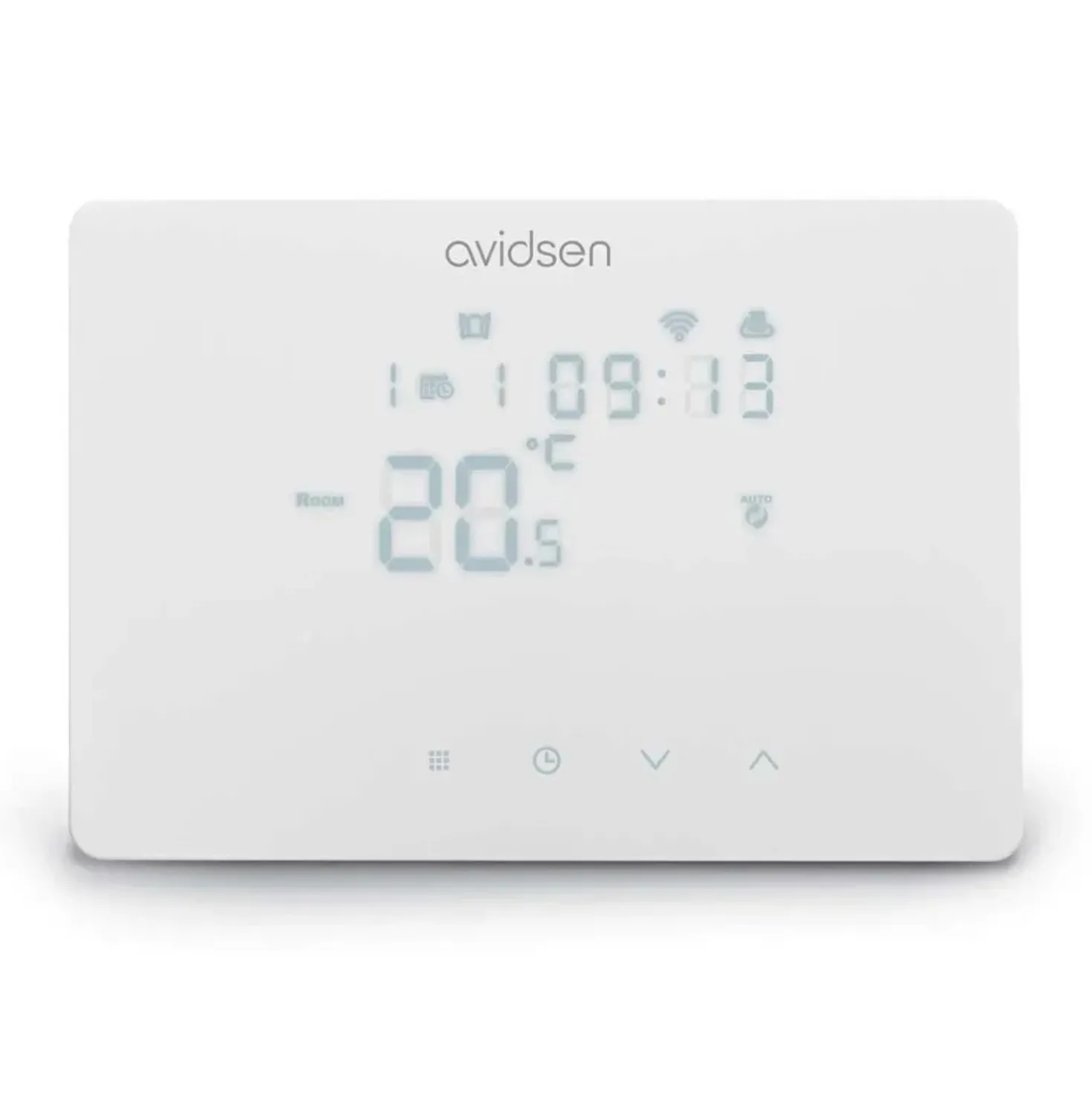 Termostato Smart WiFi HomeTemp W Avidsen bianco Google Home ed Alexa