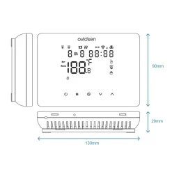 Termostato Smart WiFi HomeTemp W Avidsen bianco Google Home ed Alexa