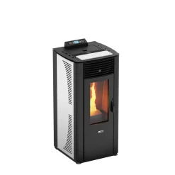 Termostufa a pellet Ecofox Niagara 13,84 kW bianco