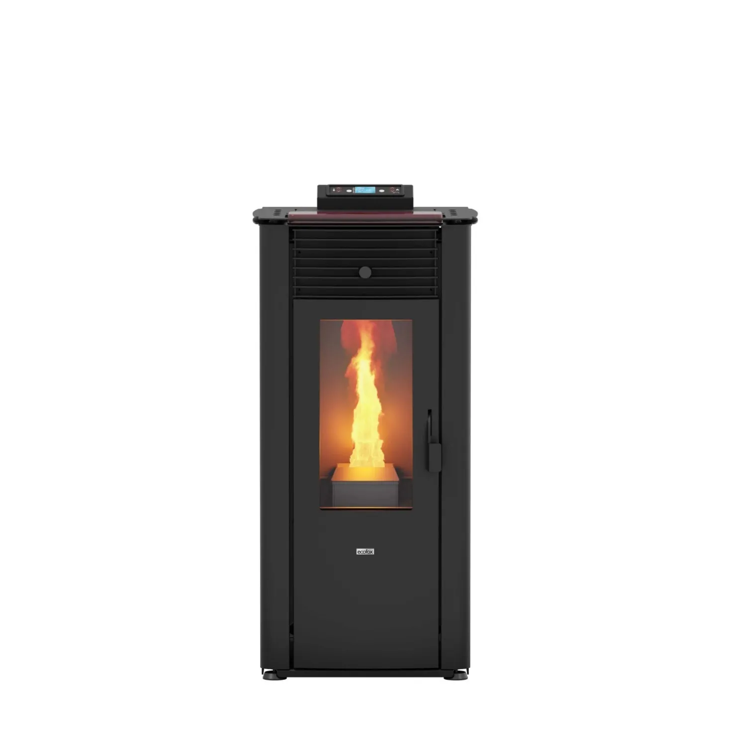 Termostufa a pellet Ecofox Niagara 13,84 kW bordeaux
