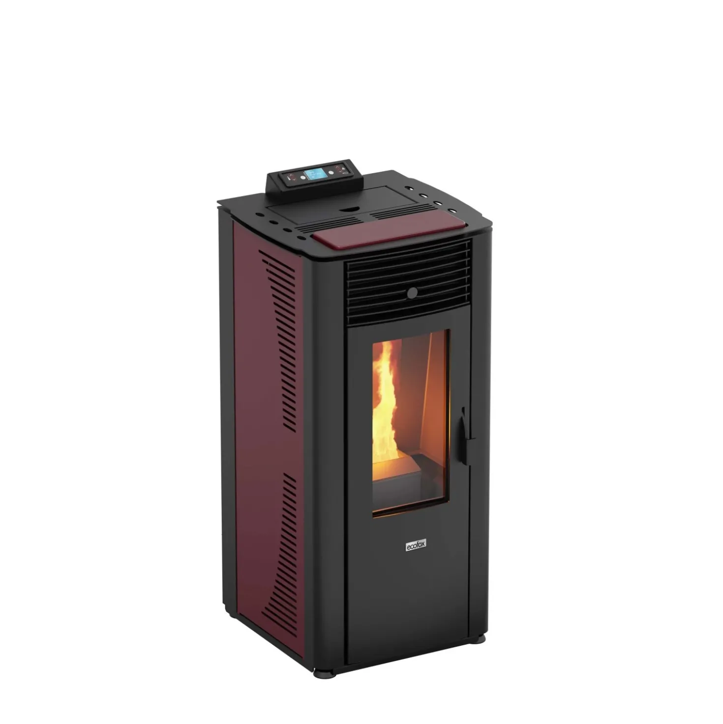 Termostufa a pellet Ecofox Niagara 13,84 kW bordeaux