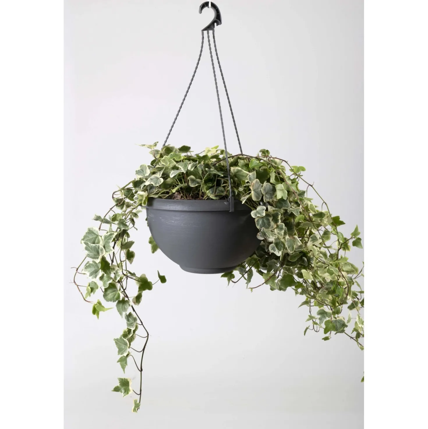 Terrae Basket con gancio universale 25 cm grigio Fumo