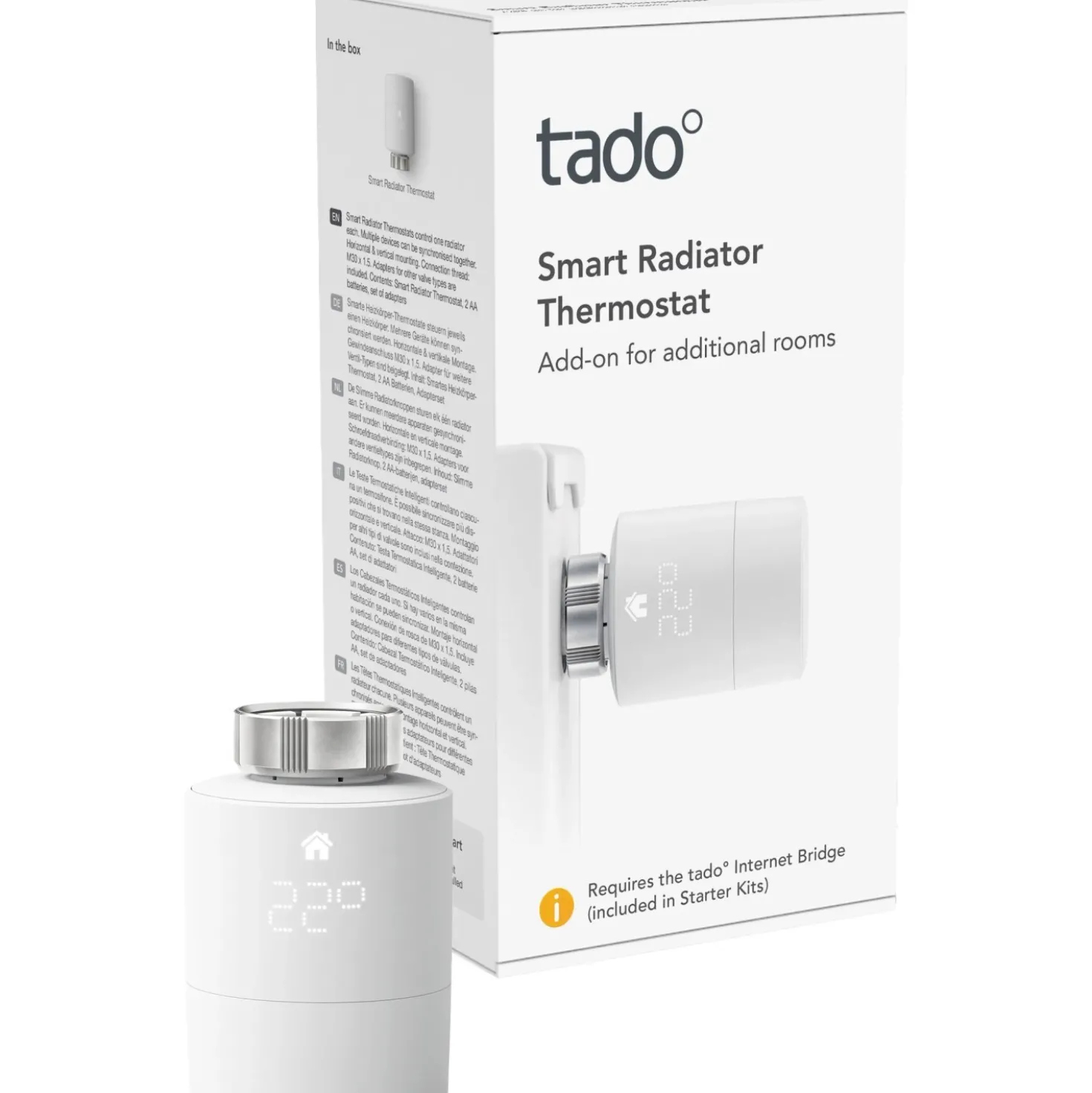 Testa Termostatica Smart Home aggiuntiva al kit di base V3+