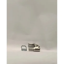 Testina di gonfiaggio per pneumatici ABAC con resca per tubo Ø 6 mm
