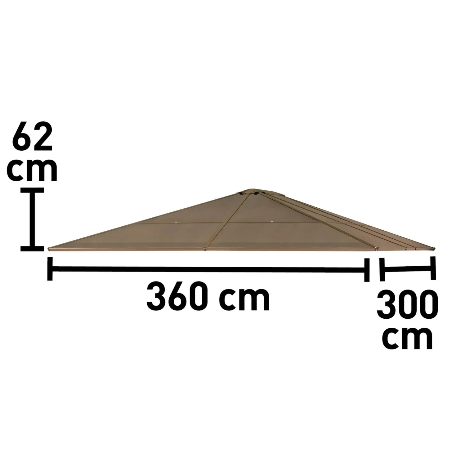 Tetto di ricambio per Gazebo Casais