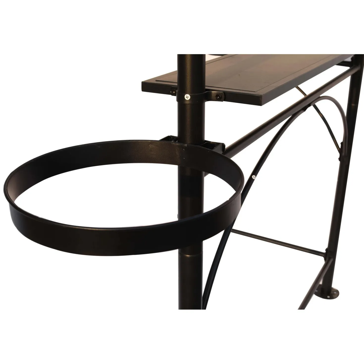 Tettoia barbecue in acciaio antracite 240x150 cm