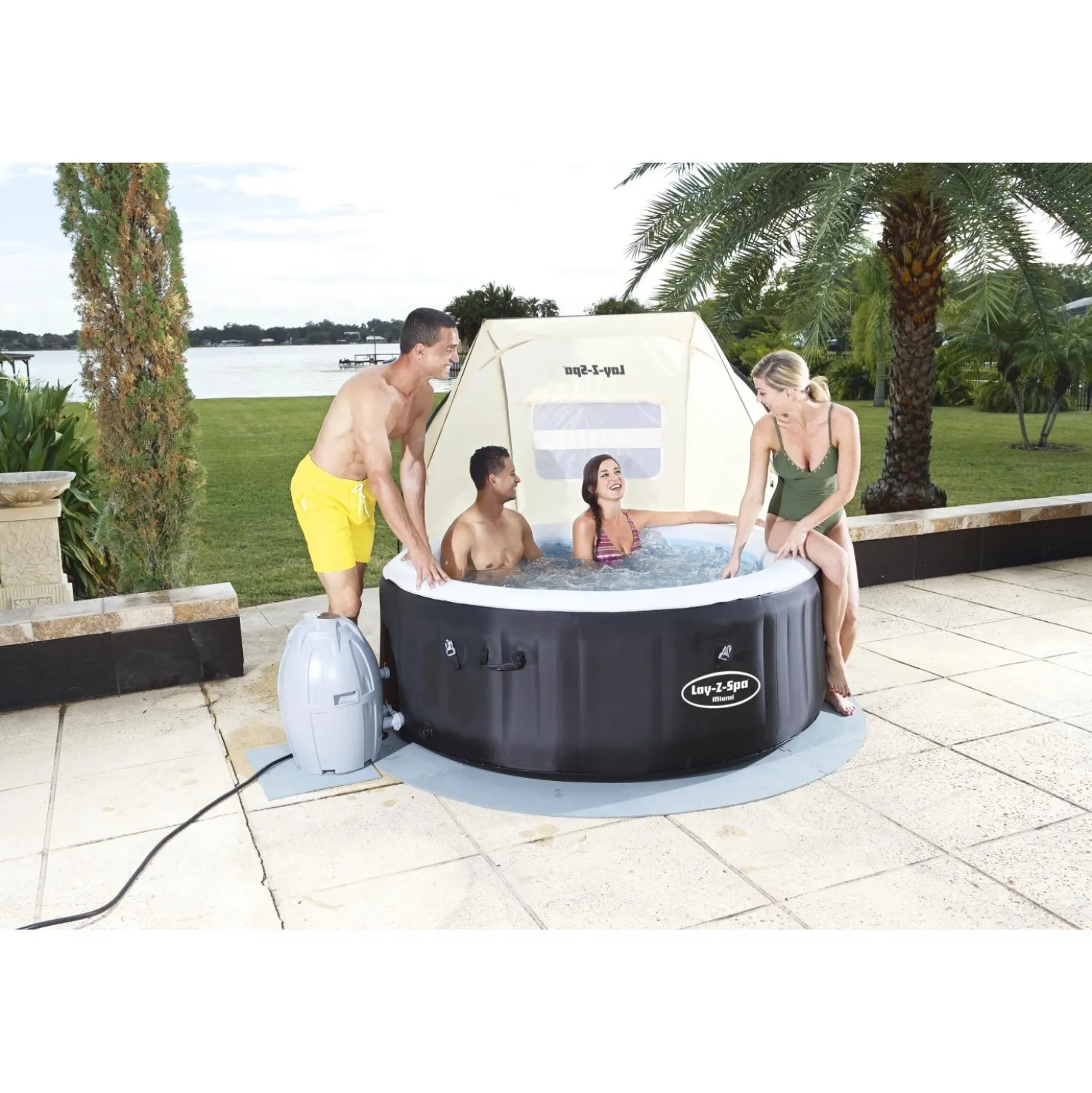 Tettuccio per piscina Lay-Z-Spa Bestway