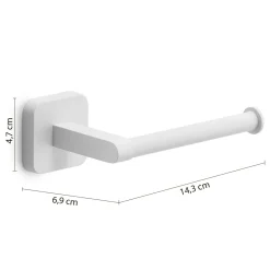 Tonga porta rotolo bianco matt
