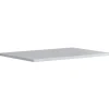 Top di finitura Bali laccato lucido bianco l59,7 x h1,8 x p45,5 cm
