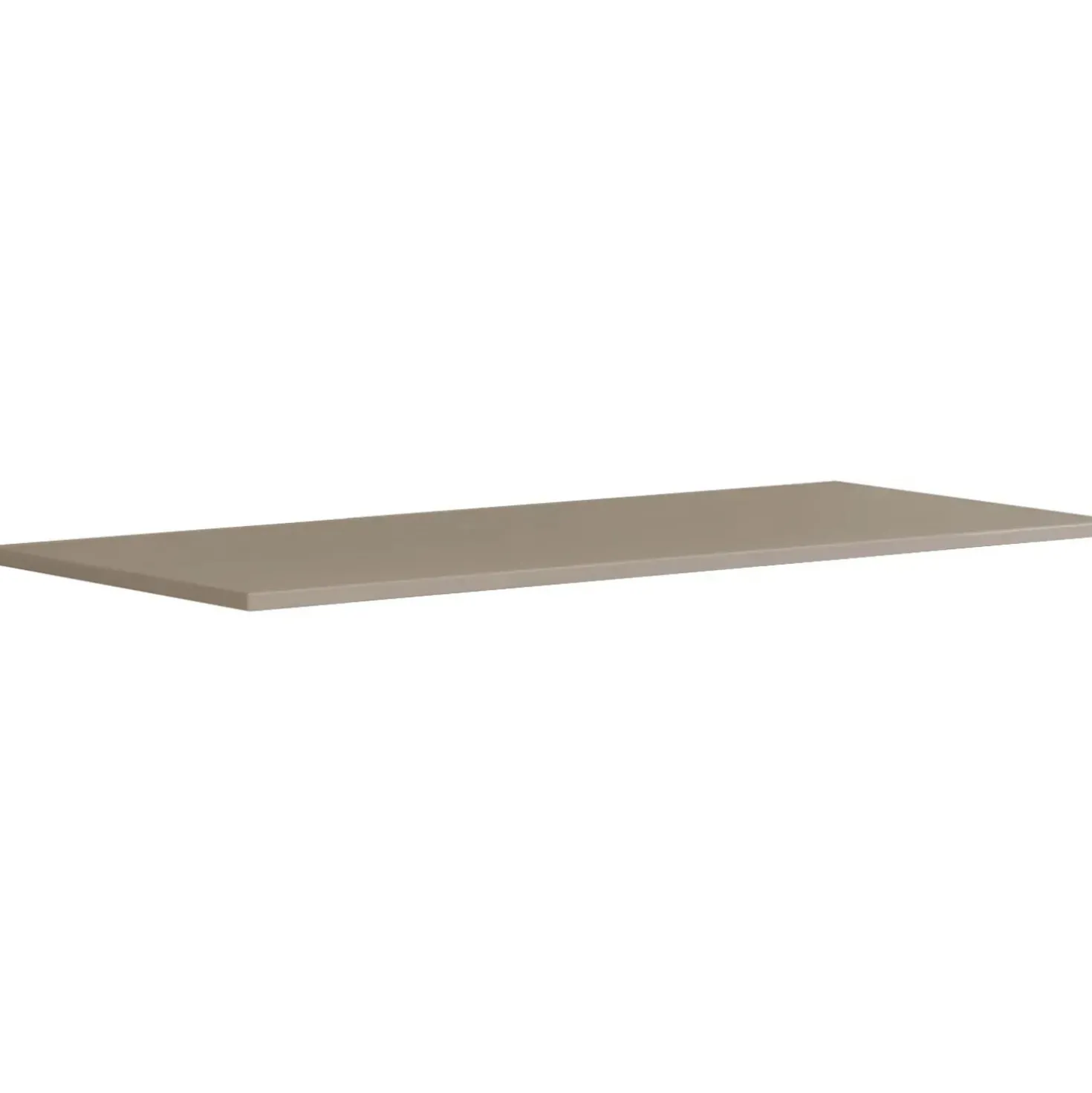 Top di finitura Bali laccato lucido visone l99,7 x h1,8 x p45,5 cm