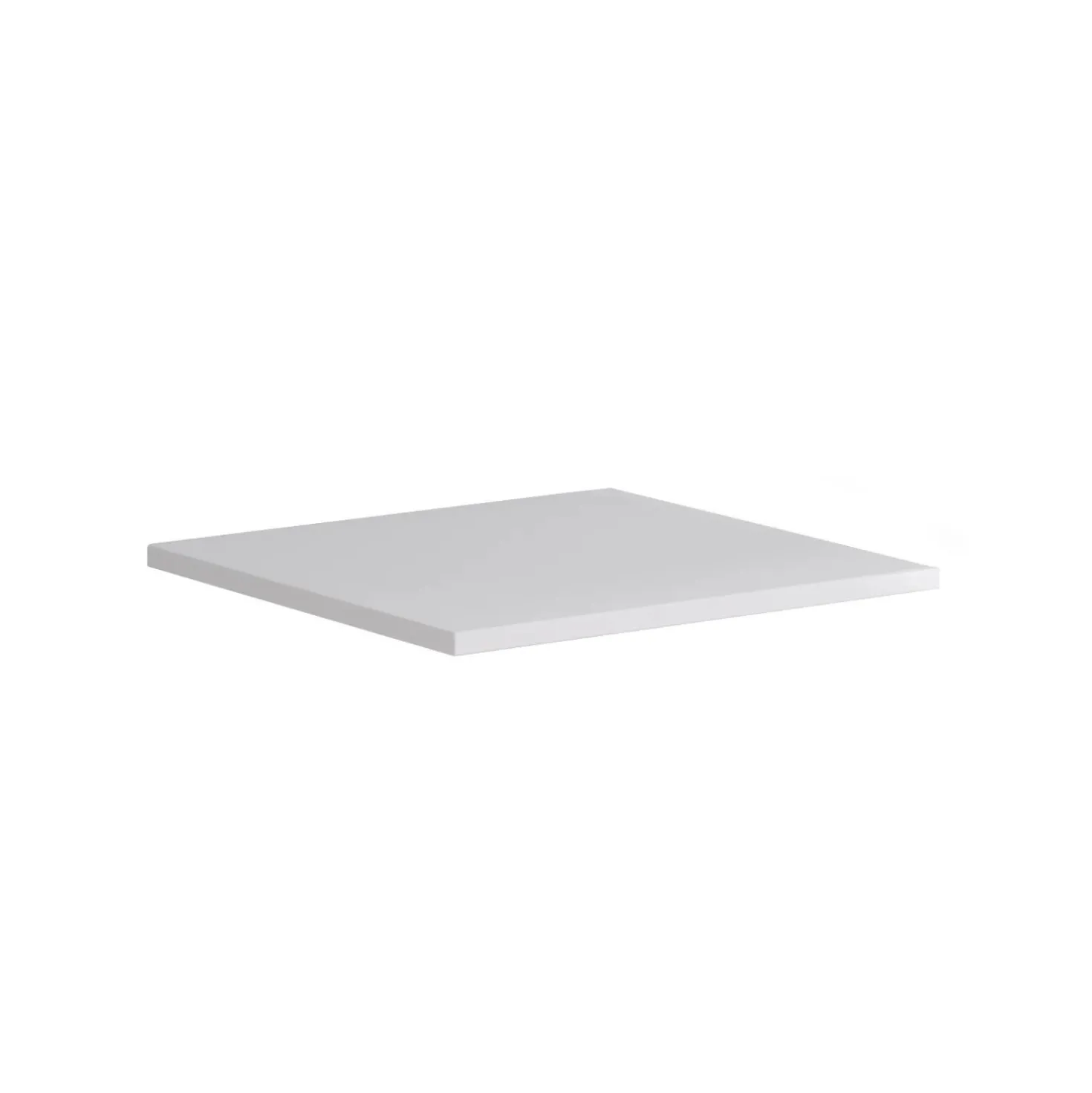 Top di finitura in truciolare 59,7x1,8x45,5 cm Bianco opaco