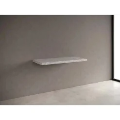 Top in finitura melaminico senza foro/staffe sp 4 cm 100x46 beton