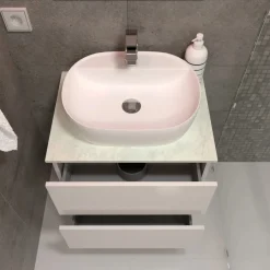 Top teknowood bianco marmo 610 x 460 x 12,4 mm