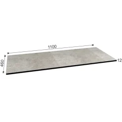 Top teknowood mercurio 1110 x 460 x 12,4 mm