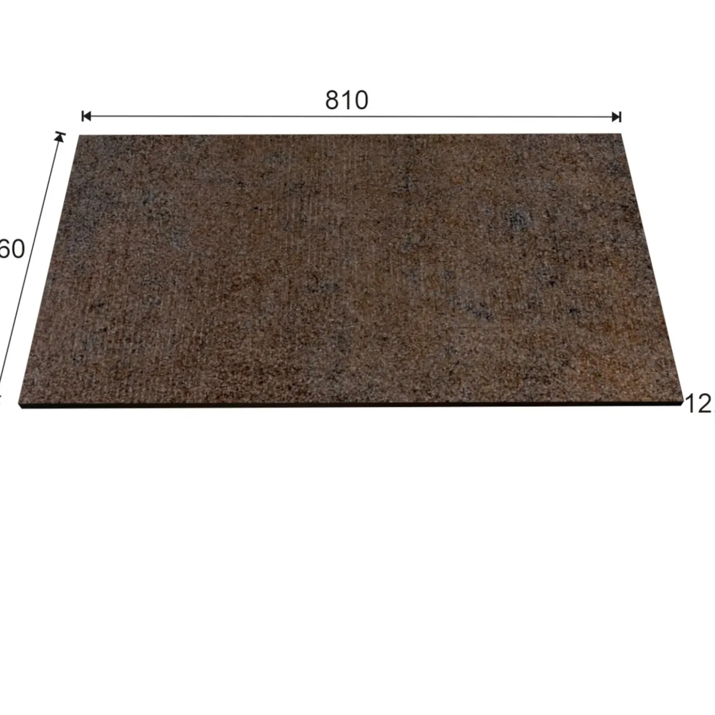 Top teknowood rame 810 x 460 x 12,4 mm