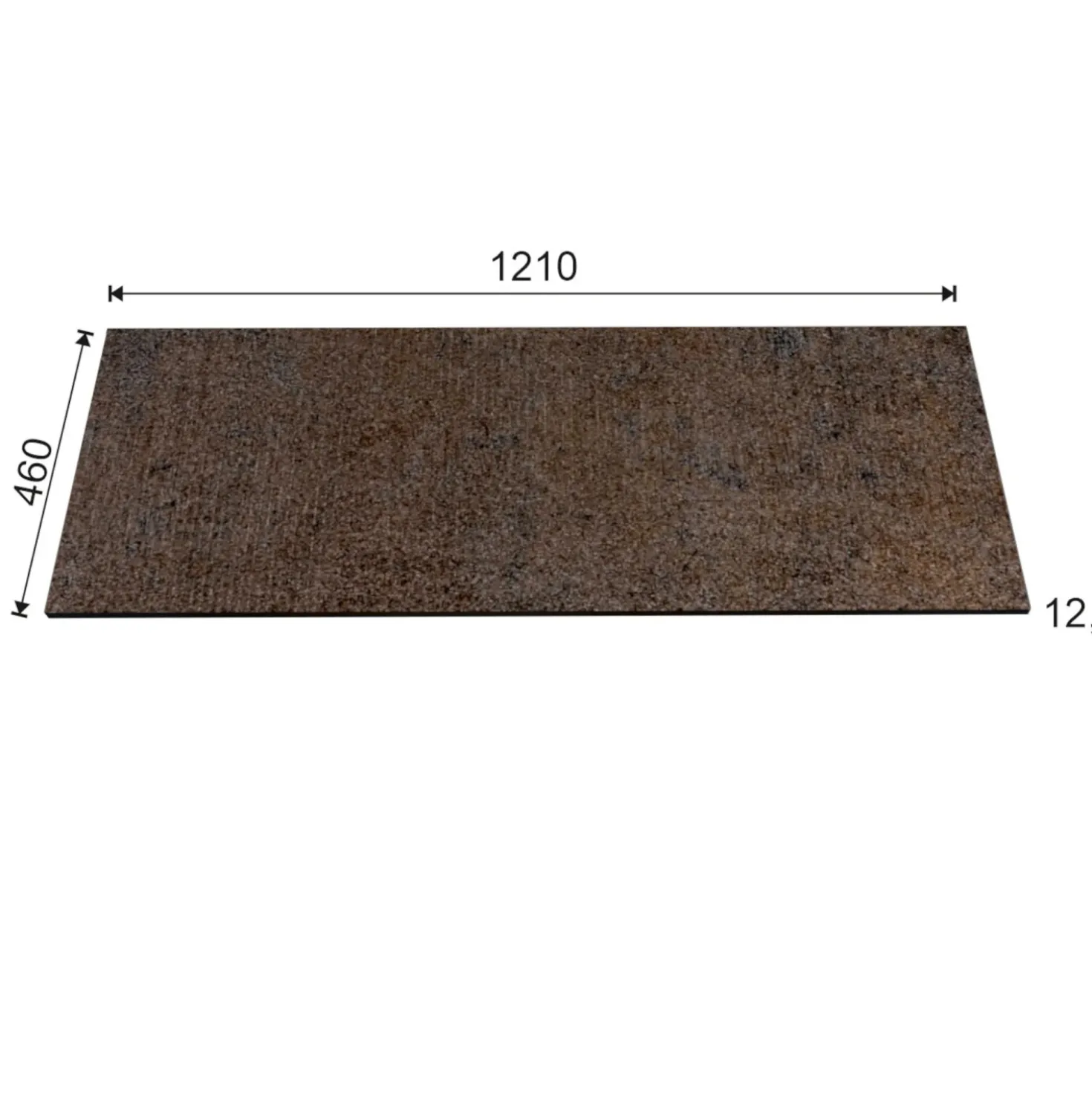 Top teknowood rame 1210 x 460 x 12,4 mm