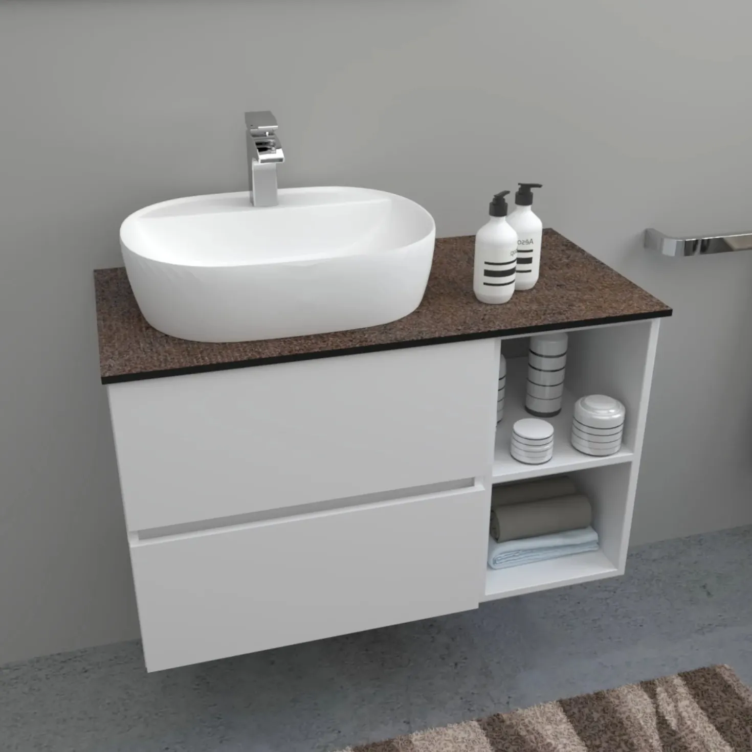 Top teknowood rame 910 x 460 x 12,4 mm