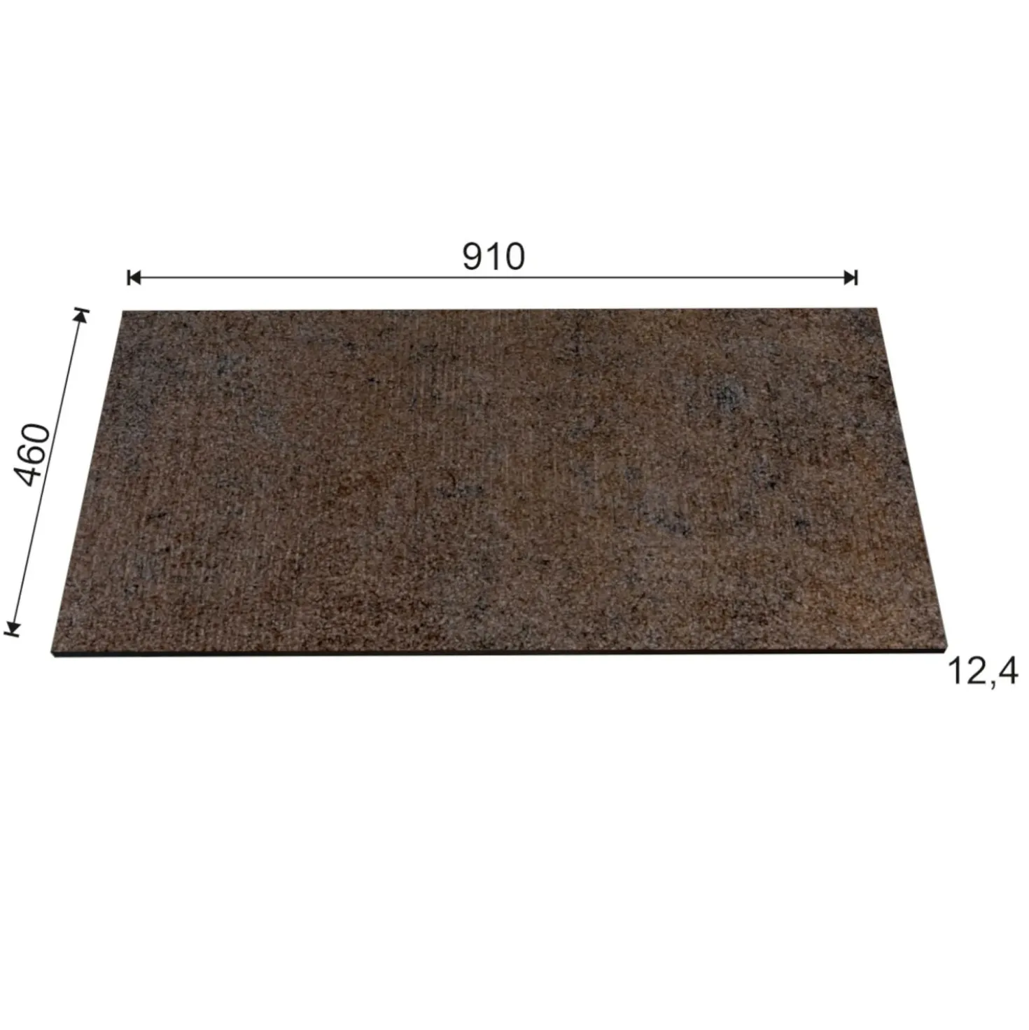 Top teknowood rame 910 x 460 x 12,4 mm
