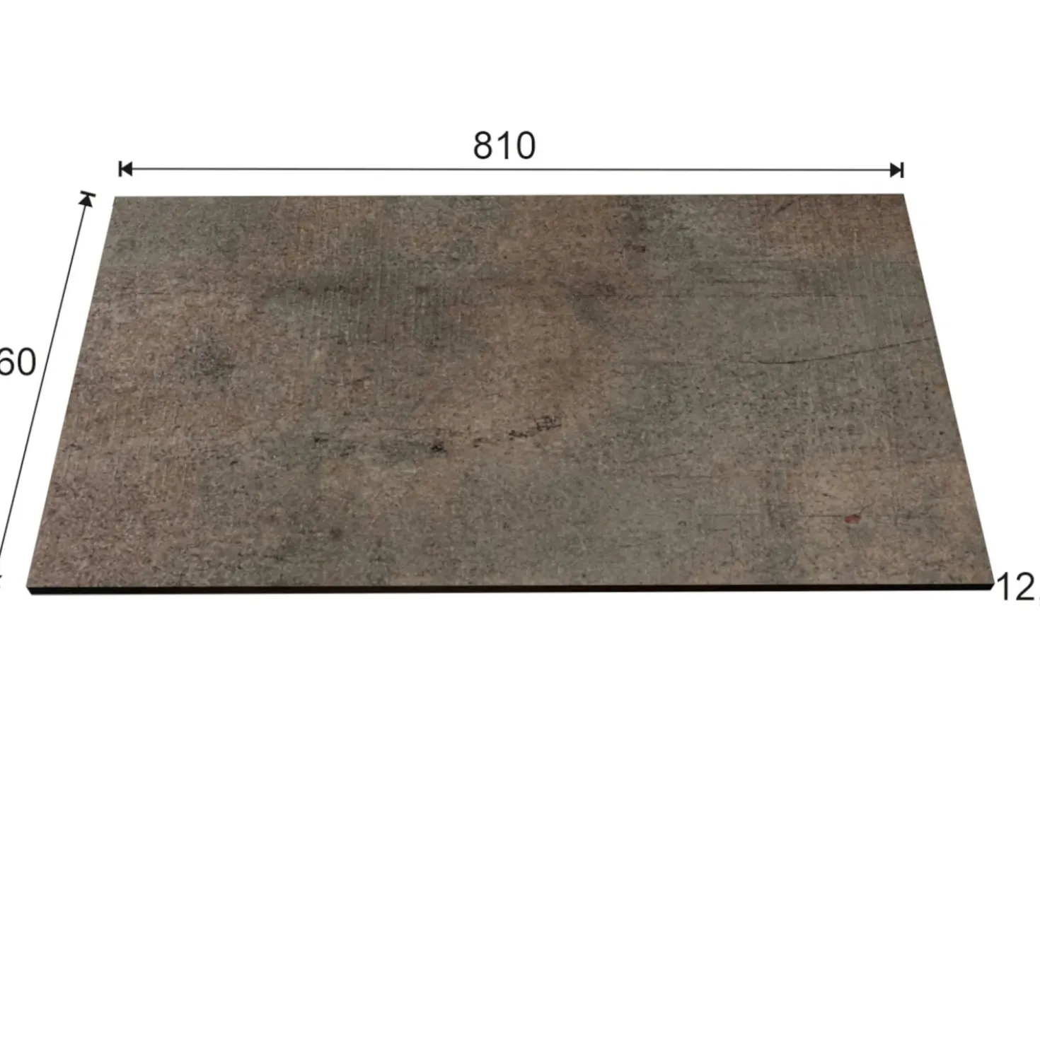 Top teknowood urano 810 x 460 x 12,4 mm