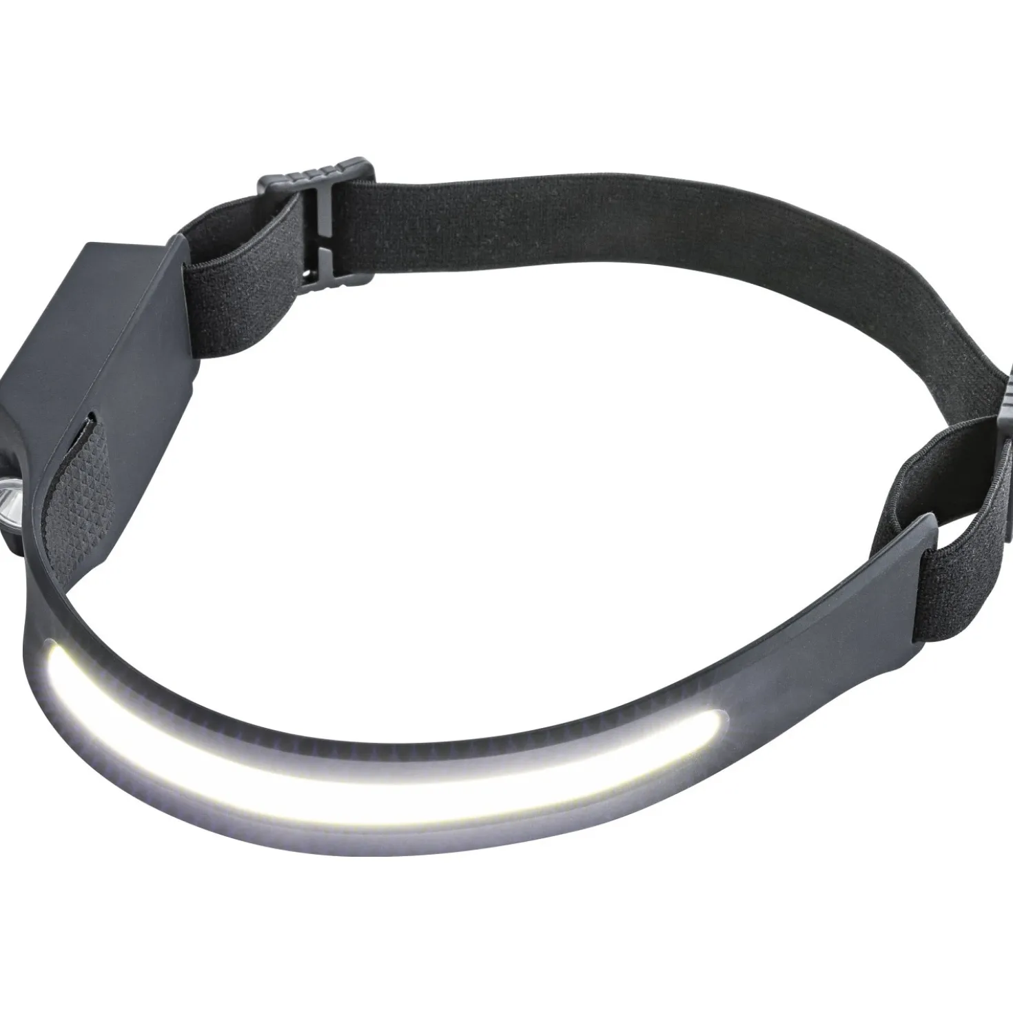 Torcia frontale LED 1 W + 3 W ricaricabile 400 lm