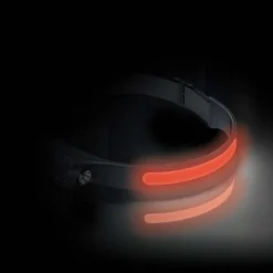 Torcia frontale ricaricabile USB impermeabile con sensore di movimento