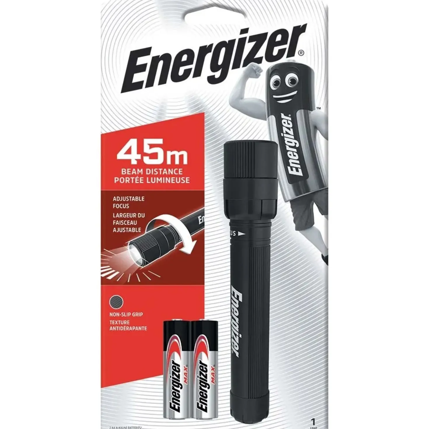 Torcia LED Energizer X-Focus 2AA 50 lum