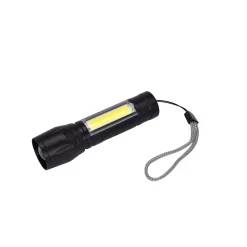 Torcia LED tascabile 20x 90x20 cm nero