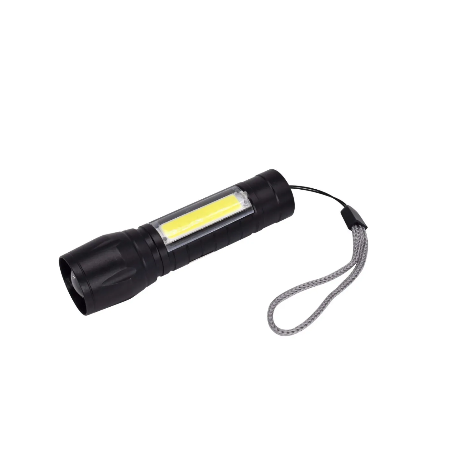 Torcia LED tascabile 20x 90x20 cm nero