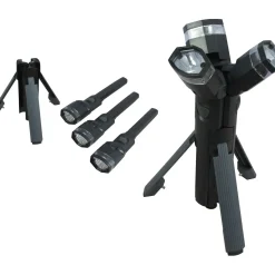 Torcia treppiede a 3+3 LED