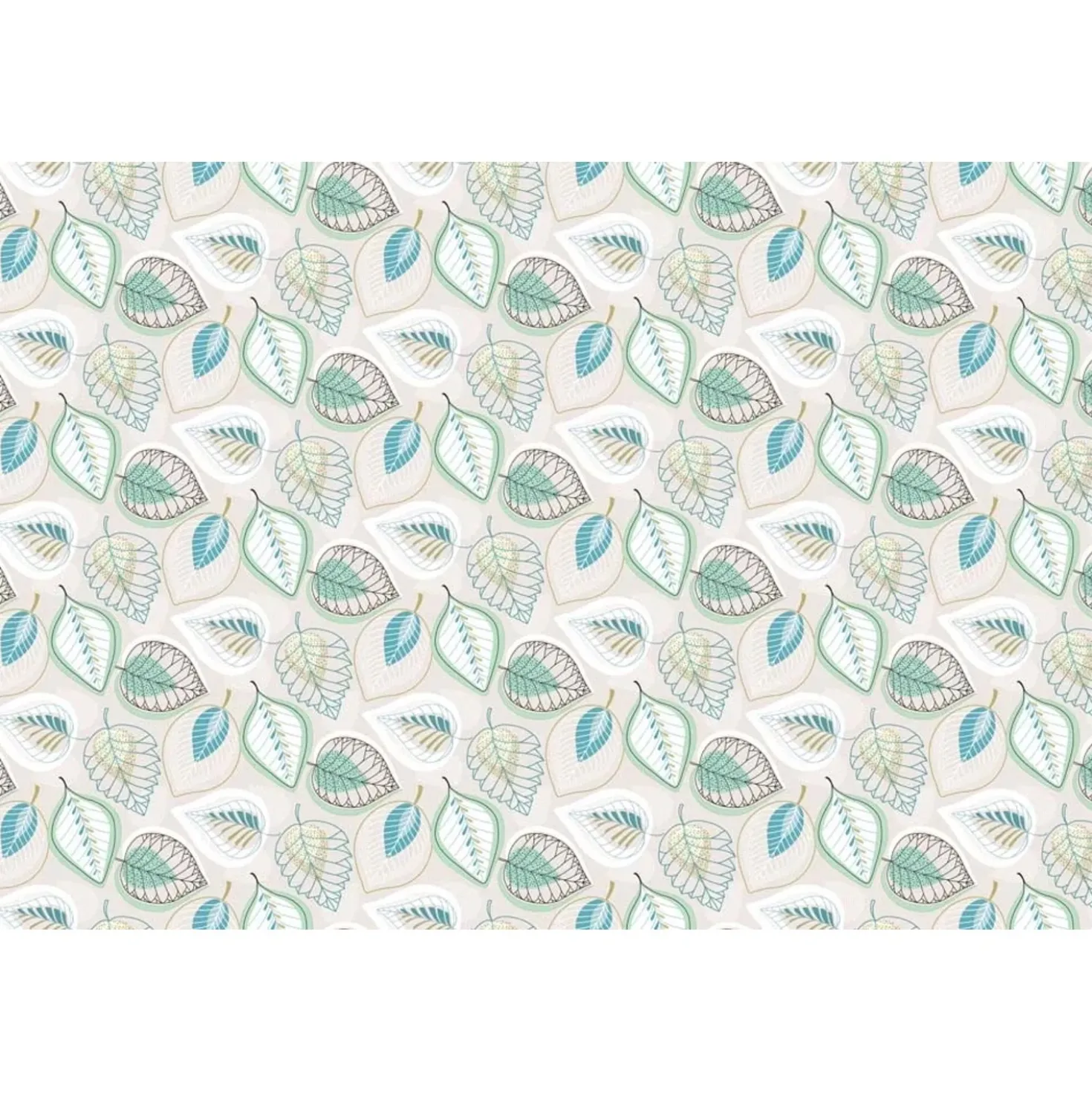 Tovaglia cerata Manhattan D-c-fix Green Leves 140 cm al metro