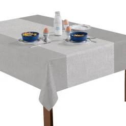 Tovaglia in tnt cerato goffrato 140 cm grigio al metro