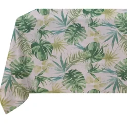 Tovaglia resinata Foglie acquarello 140x180 cm