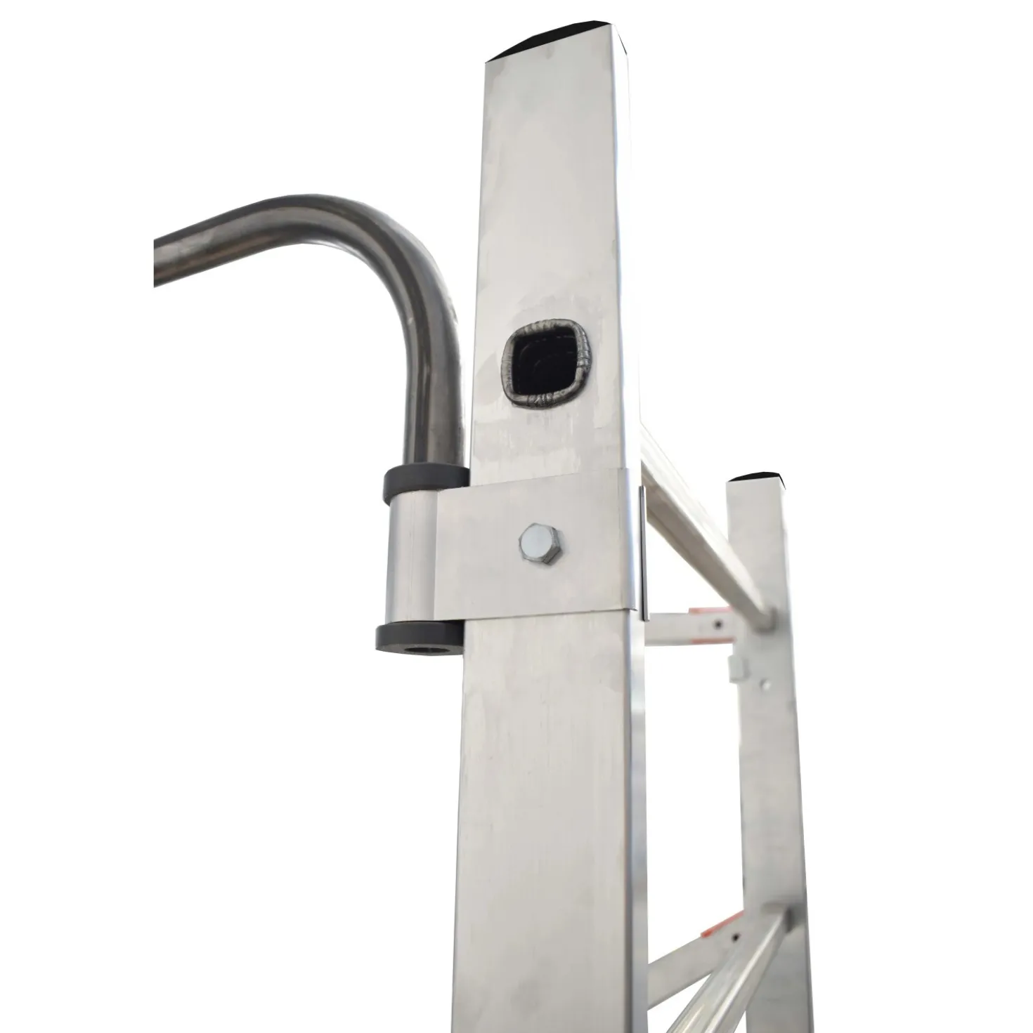 Trabattello pieghevole in alluminio Gierre 1,46x0,64 cm H max 2,97 m