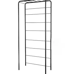 Traliccio per fioriera Deroma Cosmo 155x66,6x26,6 cm Nero