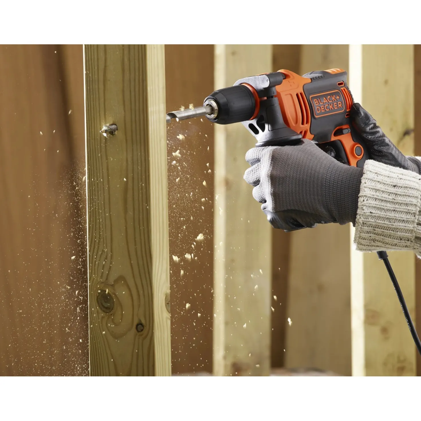 Trapano a percussione Black+Decker 550 W con valigetta
