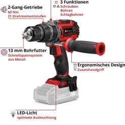 Trapano avvitatore a batteria Einhell TP-CD 18/60 18 V
