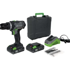 Trapano avvitatore a batteria LUX 2x20 V 2 Ah
