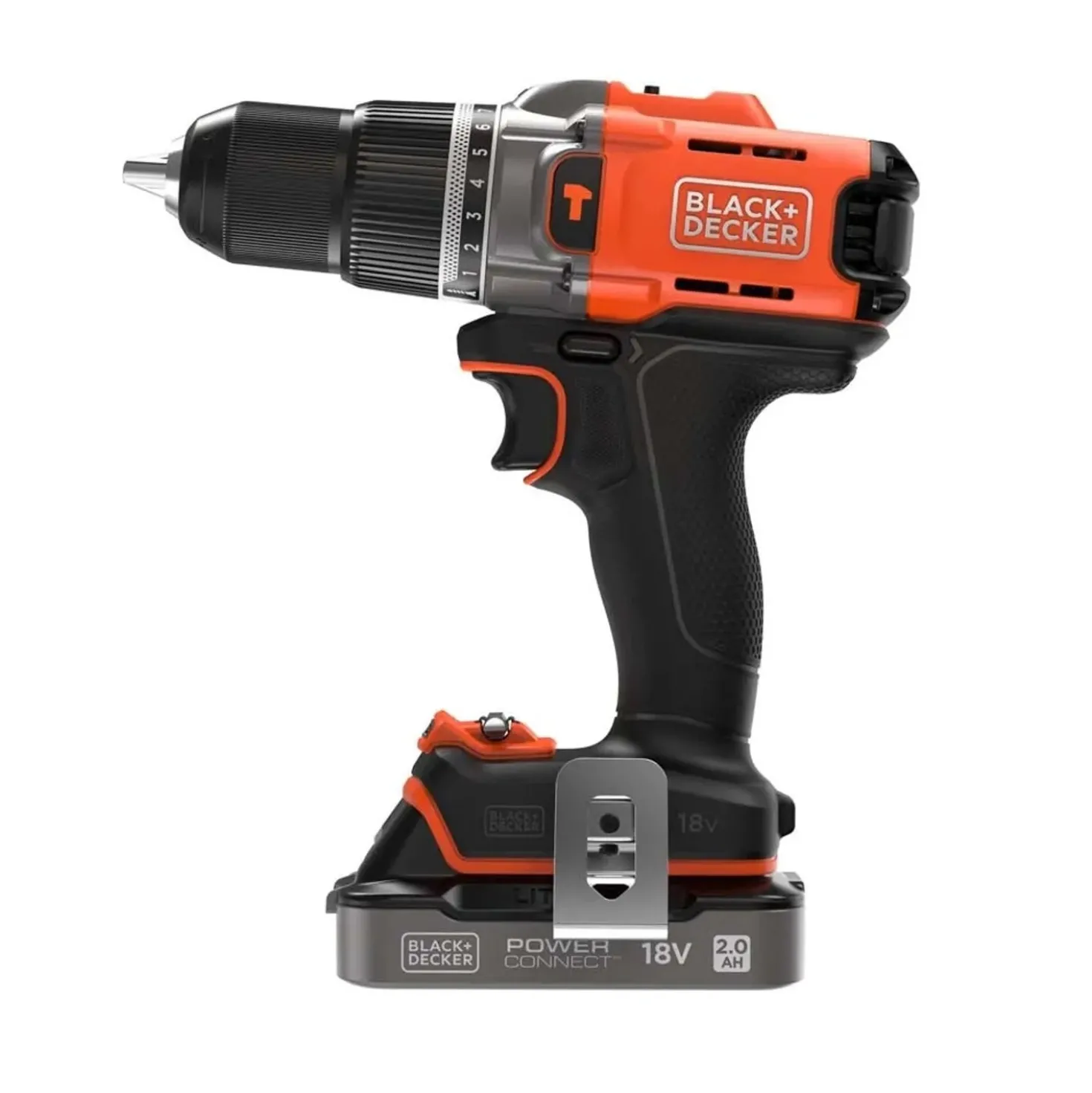 Trapano avvitatore a batteria Black+Decker 18 V 2 Ah