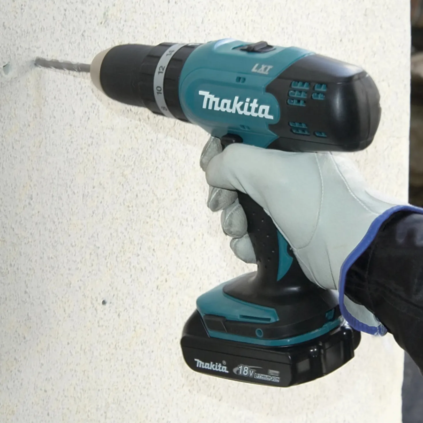 Trapano avvitatore a batteria Makita DHP453RFE 2x18 V 2x3 Ah