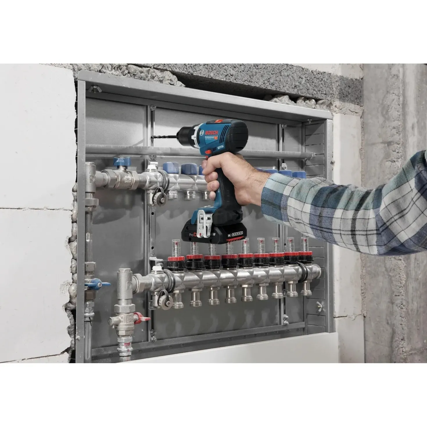 Trapano avvitatore batteria Bosch Professional GSR 18V-65 GAL L-Boxx 2 batterie