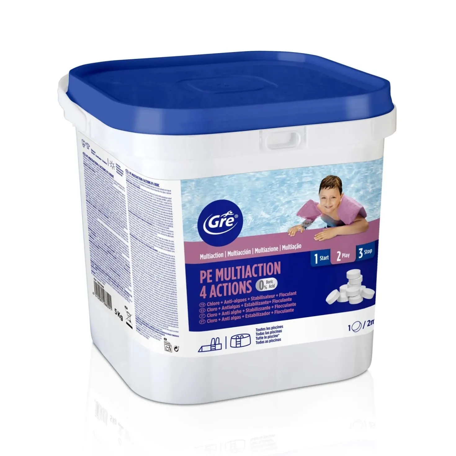 Trattamento 4 Azioni ZERO BORICO 5 kg pastiglie da 20 g